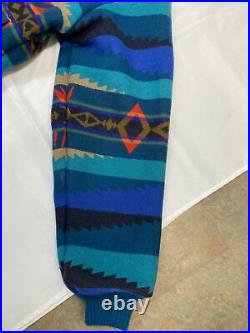 Pendleton High Grade Western Wear Aztec Mexican Coat Size M