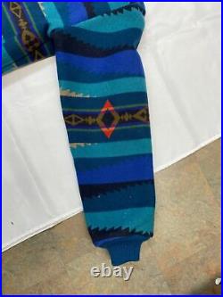 Pendleton High Grade Western Wear Aztec Mexican Coat Size M