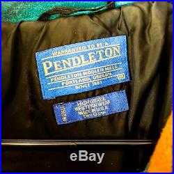 Pendleton High Grade Western Wear Jacket, 100% wool, rare, Aztec, M, unisex