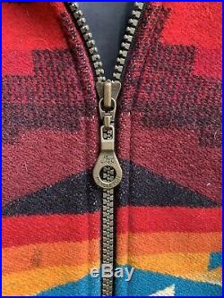 Pendleton High Grade Western Wear Jacket Coat Aztec Indian Blanket Men's XL