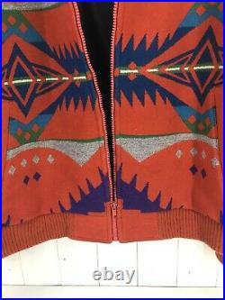 Pendleton High Grade Western Wear Jacket Size Medium Vintage Aztec Coat (1191)