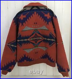 Pendleton High Grade Western Wear Jacket Size Medium Vintage Aztec Coat (1191)
