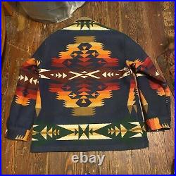 Pendleton High Grade Western Wear Men's Jacket Coat Aztec Indian Tribal Medium