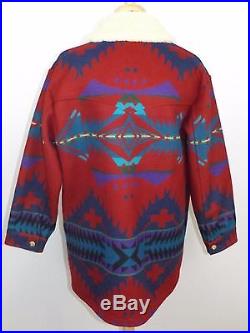 Pendleton High Grade Western Wear Men's Tribal Blanket Coat Jacket 44 VTG USA