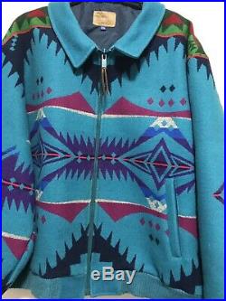 Pendleton High Grade Western Wear Mens Blanket Jacket Coat Indian Aztec XXL 2XL