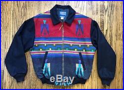 Pendleton High Grade Western Wear Mens Coat Jacket Southwestern Wool Size Large