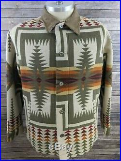 Pendleton High Grade Western Wear Mens Jacket Aztec Indian Blanket Size XL
