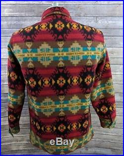 Pendleton High Grade Western Wear Mens Jacket Aztec Native Indian Blanket Large