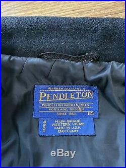 Pendleton High Grade Western Wear Mens Jacket Aztec Native Indian Blanket M