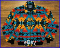 Pendleton High Grade Western Wear Mens Jacket Coat Aztec Indian Size Small