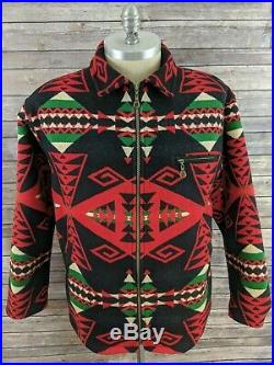 Pendleton High Grade Western Wear Mens Jacket Coat Aztec Indian Tribal Size XL
