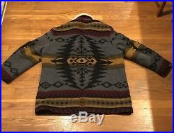 Pendleton High Grade Western Wear Mens Jacket Coat Sherpa Aztec Blanket XXL