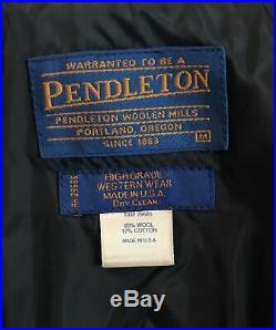 Pendleton High Grade Western Wear Mens Jacket Native Indian Size Medium