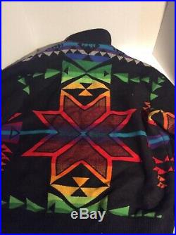 Pendleton High Grade Western Wear Mens Large Aztec Native Navajo Jacket Coat USA