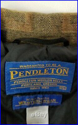 Pendleton High Grade Western Wear Mens Wool Jacket Size XL Aztec Native Indian