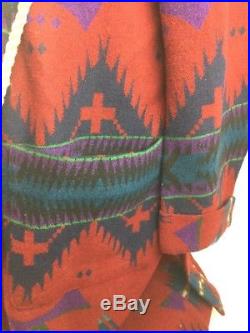 Pendleton High Grade Western Wear Southwest Indian Wool Jacket Size L P1b