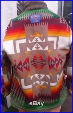 Pendleton High Grade Western Wear Vintage Navajo Chief Joseph Coat Men's Size S