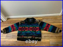 Pendleton High Grade Western Wear Wool Jacket Coat Aztec Southwestern Sz XL