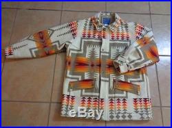 Pendleton Indian Aztec Blanket Men's Size Large High grade Western Wear Jacket