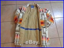 Pendleton Indian Aztec Blanket Men's Size Large High grade Western Wear Jacket