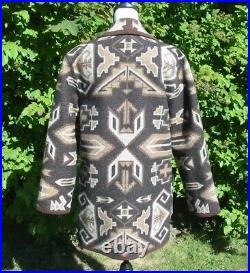 Pendleton Ladies Reversible Wool Blanket Jacket Coat S EUC