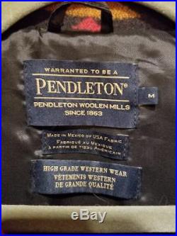 Pendleton Men's Western Santa Fe Sky Fire Aztec Jacket Wool M
