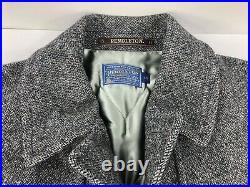 Pendleton Mens Wool Gray Heavy Western Coat Jacket Size 46 XXL(Maybe)