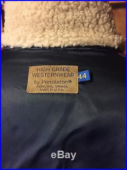 Pendleton Native Pattern American Coat Jacket Southwest High Grade Western Wear
