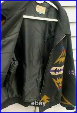 Pendleton Southwestern Aztec Wool Western Jacket Men's XL Coat Western Wear