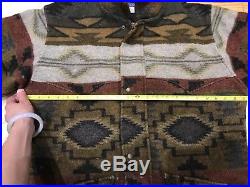 Pendleton USA High Grade Western Wear Aztec Blanket Coat w THINSULATE Mens Small