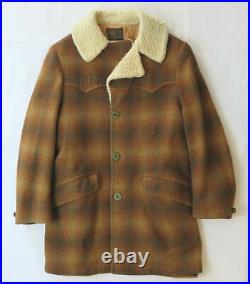 Pendleton Vintage Jacket 1960's Woolen Mills Car Coat Southwest Western Clothes