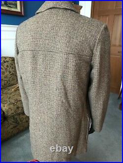 Pendleton Vintage Jacket 1960s Herringbone Car Coat Woolen Mills Western 40