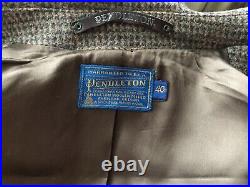 Pendleton Vintage Jacket 1960s Herringbone Car Coat Woolen Mills Western 40
