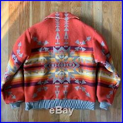Pendleton Western Vintage Mens Jacket Aztec Native American Indian Size L USA