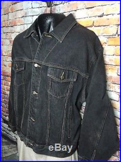 Pendleton Western Wear Aztec Southwestern Denim Wool Jean Jacket Men's Size 2XL