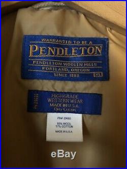 Pendleton Western Wear Chief Joseph Coat Men's XL Excellent Vintage Wool