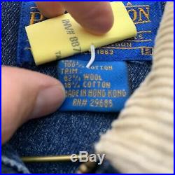Pendleton Western Wear Mens S Denim Wool Southwestern Buffalo Jacket Blanket