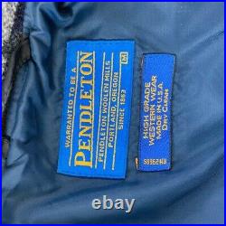Pendleton Western blue aztec wool coat jacket