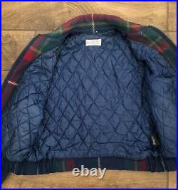 Pendleton Wool Plaid Thinsulate Coat Cropped Jacket Medium