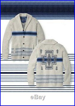 Pendleton x Tommy Bahama Western Wear Blanket Coat Jacket Cardigan Sweater XL