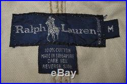 Polo Ralph Lauren Denim Jean Jacket Vintage Western Print Size Medium