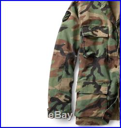 Polo Ralph Lauren Men Vtg Retro Military Army Camo Surplus Soldier Camp Jacket