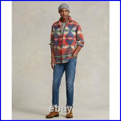Polo Ralph Lauren Mens Southwestern Jacquard Workshirt Button Shirt Jacket NWT Polo Ralph Lauren Mens Southwestern Jacquard Workshirt Button Shirt Jacket NWT