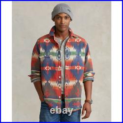 Polo Ralph Lauren Mens Southwestern Jacquard Workshirt Button Shirt Jacket NWT Polo Ralph Lauren Mens Southwestern Jacquard Workshirt Button Shirt Jacket NWT