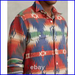 Polo Ralph Lauren Mens Southwestern Jacquard Workshirt Button Shirt Jacket NWT Polo Ralph Lauren Mens Southwestern Jacquard Workshirt Button Shirt Jacket NWT