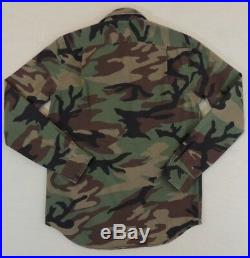 Polo Ralph Lauren Military Army Camo Camouflage Cargo Western Epaulet Hevy Shirt