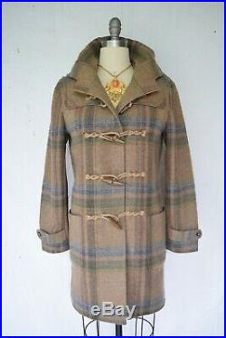 RALPH LAUREN RUGBY tartan nova Plaid check wool duffel toggle coat jacket $698 8