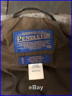 RARE Pendleton Western Wool Jacket Southwestern Blanket Jacket Coat Sz XL