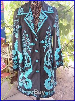 RETIRED BeautyWestern Embroidered Starry Night Duster CoatLVintage Collection