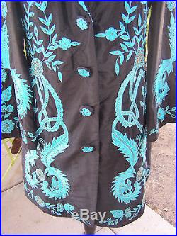 RETIRED BeautyWestern Embroidered Starry Night Duster CoatLVintage Collection